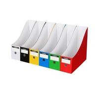 CAZSTYK Modern a 4 Size Cardboard Book Shelf Simple Assembly Lightweight Storage for Documents Magazines Bookshelf Divider