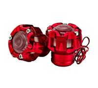 CAZSTYK Motorcycle Front Fork Protector Crash Guard with Integrated Bright LED Light Universally Crash Protections Motorcycle Front Fork Cap