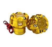 CAZSTYK Motorcycle Front Fork Protector Crash Guard with Integrated Bright LED Light Universally Crash Protections Motorcycle Front Fork Cap