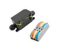 CAZSTYK MultiCores Waterproof Joint Cable Connector for Photovoltaic Systems and Underground Lighting Installations Projects Waterproof Wire Link