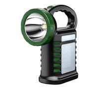 CAZSTYK Multifunctional Portable Solar Searchlight Outdoor Waterproof Emergencies Lamp for Outdoor Camping Emergencies Patrol Waterproof LED Flashlight