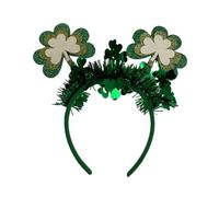 CAZSTYK Multiple Type Saint Patricks Day Headband Shamrock Hair Hoop Festival Headpiece Irish National Day Gift for Couple