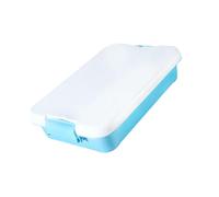 CAZSTYK MultiPurpose Sensory Bin Sand Tray Toy Storage Box with Handle Lid for Sandboxes Poolside Activity Easy to Carry Toy Container