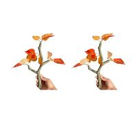 CAZSTYK Natural Lookings Artificial Plant for Reptiles Climbing 2PCS Branch Safe Environment Terrariums Fishtanks Landscape Aquarium Decoration Plant