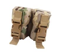 CAZSTYK Outdoor Hanging Pouches with Double Frag Storage Pack for Backpack Vest Outdoor Equipment Gear Accessories Soft Bag