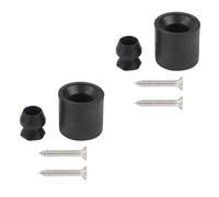 CAZSTYK Pack of 4 Enclosed Trailer Door Holder Set Anti Shake Designs & Long Lasting Trailer Suport Quick Installation Rubber Stoppers