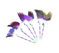 CAZSTYK Pack of 6 Magical Light Up Wand Featuring Color Changing Effects Portable Design for Childrens Birthday Parties and Festivals Portable Wand