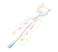 CAZSTYK Pet Teaser Rod for Stimulating Felines Curiosity Wand with Tassels Christmas for Active Pet and Fun Exercise Interactive Teaser Toy Wand with Tassels