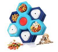 CAZSTYK Pet Treat Puzzle Decorative Slow Eat Enrichment Feeder Feeding Fun Game Treat Toy in Enrichment Dog Feeder Rotating Toy