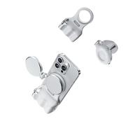 CAZSTYK Phone Camera Grip with Selfie Light Creator Set Grip Holder & Fill Lights for Photography Video Meeting Beauty Light