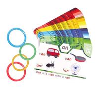 CAZSTYK Phonics Flashing Cards for Kids Learning Letter Spelling Quickly Educational Set Baby Recognition Cards Flashing Flashcards