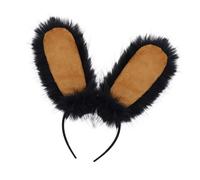 CAZSTYK Plush Ears Headpiece with Elastic Band for Theatrical Use and Role Play Soft Rabbits Ear Headpiece