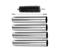 CAZSTYK Practical Stove Chimney Set Suitable for Wood Burning Stove Easy Assembly Camping Accessories Ventilation Systems Pipe for Outdoor Activity Small Design Enhancing Winter Survival