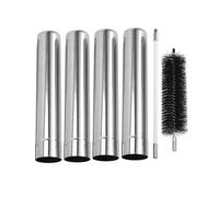 CAZSTYK Practical Stove Chimney Set Suitable for Wood Burning Stove Easy Assembly Camping Accessories Ventilation Systems Pipe for Outdoor Activity Small Design Enhancing Winter Survival