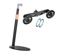 CAZSTYK Premium Metal Desktop Phone Stand Having Two Holders and Variable Length From 28cm to 45cm for Comfortable Viewing Positions Strong Attractor Phone Holder