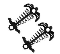 CAZSTYK Premium Rust Resistant Aluminum Alloy Camping Stakes Tent Pegs for Tents Canopies and Sunshades in Various Terrains Sand Tent Stakes