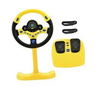 CAZSTYK Pretend Play Car with Interactive Sound Effects and Secure Mounting Electronic Sound Toy Steering