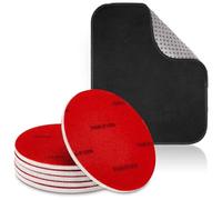 CAZSTYK Professional Bowling Sphere Rehabilitation Addons Including 6 Smoothing Disks and Microfibre Towel for Optimal Execution Professional Bowling Sphere Maintenance Smoothing Disks Set