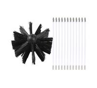 CAZSTYK Professional Chimney Cleaning Brushes Bendable Nylon Cleaner Brushes for Flues Vent and Drainpipes Debris Removal Vent Cleaning Brush