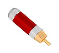 CAZSTYK Professional Copper Plug Solder Sound Video Cable Adapter Connector Great for Loudspeaker Transmission Accessories Low Outlet