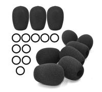 CAZSTYK Quick Install Mic Cover Windscreen Sound Isolation Foam for Aviation X A10 / 20/30 Headsets Boom Microphones Chatting Replacement Ear Cushions