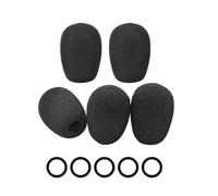 CAZSTYK Quick Install Mic Cover Windscreen Sound Isolation Foam for Aviation X A10 / 20/30 Headsets Boom Microphones Chatting Replacement Ear Cushions