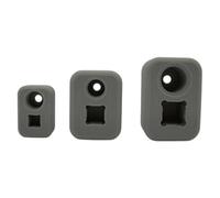 CAZSTYK Ratchet Wrench Organizer Holders 3 Piece Plastics Socket, Grey