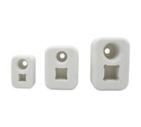 CAZSTYK Ratchet Wrench Organizer Holders 3 Piece Plastics Socket, White