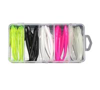 CAZSTYK Realistic Soft Fishing Baits Assorted Styles Natural Motions for Casting Trolling Bottom Fishing Techniques Durability Lures Portables Baits