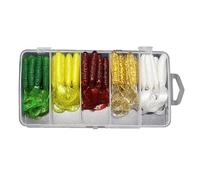 CAZSTYK Realistic Soft Fishing Baits Assorted Styles Natural Motions for Casting Trolling Bottom Fishing Techniques Durability Lures Portables Baits