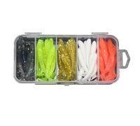 CAZSTYK Realistic Soft Fishing Baits Assorted Styles Natural Motions for Casting Trolling Bottom Fishing Techniques Durability Lures Portables Baits