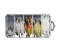 CAZSTYK Realistic Soft Fishing Baits Assorted Styles Natural Motions for Casting Trolling Bottom Fishing Techniques Durability Lures Portables Baits