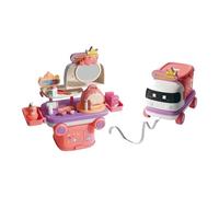 CAZSTYK Realistic Toy Car & Pretend Doctor Kitchen Playset for Early Childhood Education & Fun Cooking Makeup Cosmetic Set Cooking with Makeup Accessories