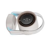 CAZSTYK Rechargeable Fan 100Wind Speeds Auto Swing Whispers Quiet Operate Blue Night Light For Gym Office Computer Use Speed Adjustable Quiet Fan