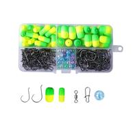 CAZSTYK Rigs Rigs Strong Fishing Line with Luminescent Tube Black Circles Hook for Multiple Fishing Methods Quickly Change Hook