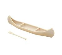 CAZSTYK Scale Miniature Kayak and Paddle Model Figure for 1/12 Doll House Setups and Kids Storytelling Activity Supply Doll House Accessories Miniature Boat