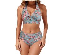 CAZSTYK Set of 2pcs Women's Swimwear Soft Tankini Set with Adjustable Shoulder Straps for Comfortable Fit Swim Clothes Women's Tankini