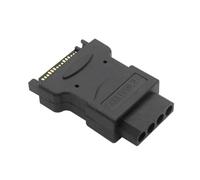 CAZSTYK Small SATAs to IDEs Power Connectors with ABS Construction for Space Saving Computer Setups SATAs to IDEs Power Adapters