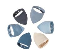 CAZSTYK Soft & Absorbent Infant Burp Cloth Cotton Newborns Bibs Adjust Crepe Towel Lightweight Bibs for Drooling & Teething