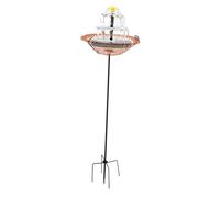 CAZSTYK Solar Bird Bath Fountain with Automatic Water Movement for Garden and Outdoor Decoration Solar Bird Bath