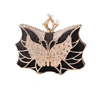 CAZSTYK Sophisticated Bride Evening Purse With Floral Butterfly Decoration Shoulder Bag Handbag For Elegant Evenings Evening Clutch Bag
