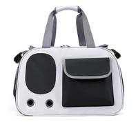 CAZSTYK Spacious Storage Pet Carrier Bag with Widening Handle & Mesh Window Small Travel Camping Package Carriers for Bike Small Backpacks for Puppy