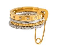 CAZSTYK Stackable Rings for Women, Casual/Formal Occasions | 3 Styles, Comfortable Portable Modern Layer Jewelry, Minimalist Designs, Everyday Fashion Accessories for Daily