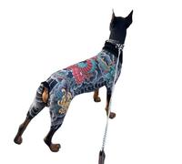 CAZSTYK Strange Dog Tattooed Four-legged Apparel Pet Homes Outdoor Colorful Clothes Jumpsuits Cosplay for Outdoor Activity Elegant Dog Clothes