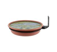 CAZSTYK Sturdy Curved Shape Bird Feeding Tray Wall Hanging Artistic Zone Saving Great for Watching Birds on Patio or Garden Bird Feeding Station