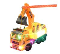 CAZSTYK Stylish Engaging Push and Go Garbage Truck with Dynamic Lighting and Sound Effects Fashion Accessory for Kids Student Kids Truck Playset