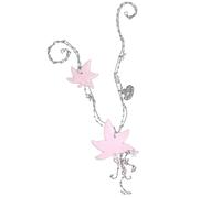 CAZSTYK Stylish Fall Inspired Copper Maple Leaves Necklace 65cm Length | Resin Charm Multipurpose Chain Neck Accessory for Women Daily Wear Casual and Formal Occasions