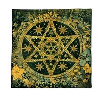 CAZSTYK Stylish Meditations Cloth Reversible Tarot Mat Velvets Fabric Compact for Rituals & Gatherings Divination Table Cloth