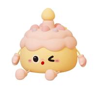 CAZSTYK Touch Sensitive Colorful Desk Decor Lamp Birthday Cake Shape Adjustable Brightness Night Light for Couple Friend Present LED Light