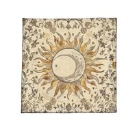 CAZSTYK Velvets Tablecloth Portables Divination Mats with Mystical Artwork for Spiritual Meditations and Home Decoration Tarots Spread Cloth